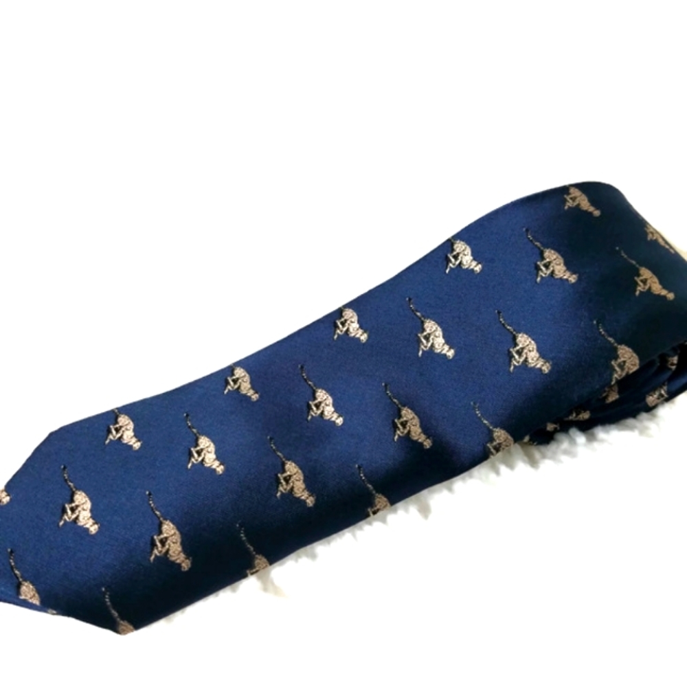 Panthers Silk Narrow Neck Tie